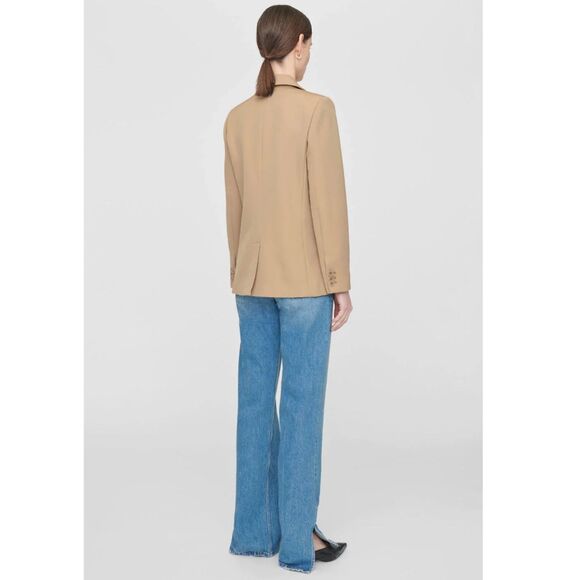 NEW Anine Bing Madeleine Blazer in Deep Sand - Picture 4 of 9